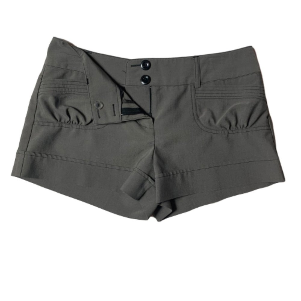 Ally B. Grey Cuffed Bottom Shorts